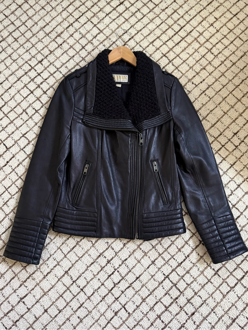 Vintage Michael Kors Black Leather Jacket